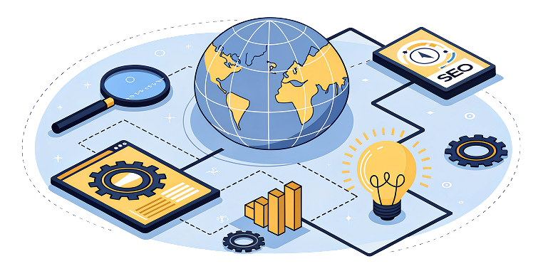 Illustration marketing digital
